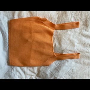 Orange Cropped Zara Tank